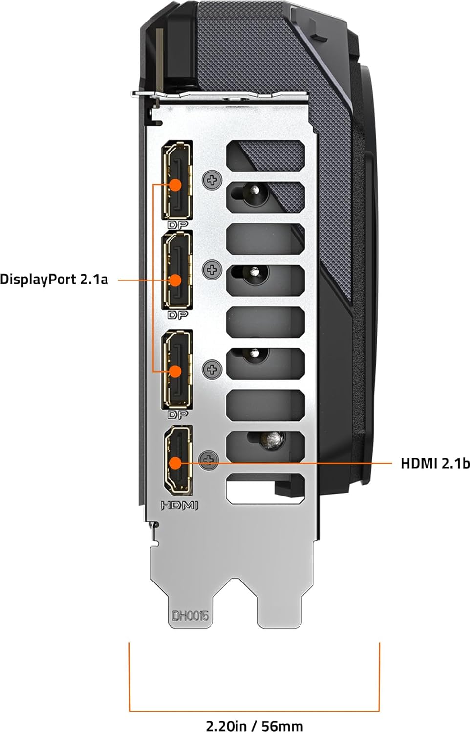 Alternative view of Gigabyte GeForce RTX 5070 GAMING OC 12GB DDR7